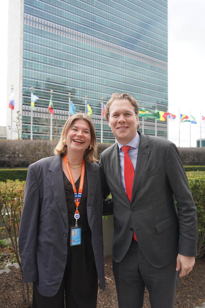Jurriaan Middelhoff and Emma van Nieuwenhuizen
